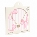 Bow Pendant Short Necklace